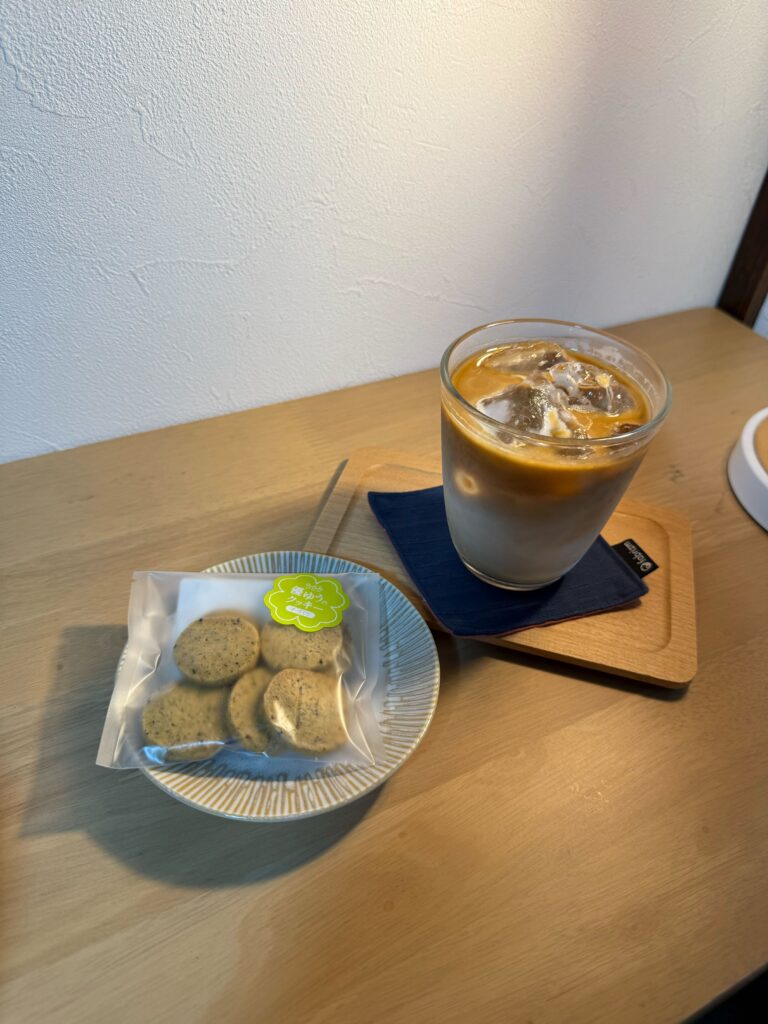 space beppu iced latte